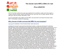 Tablet Screenshot of nrfl.com